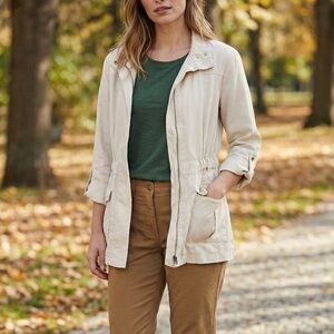 A New Day Cream Utility Jacket